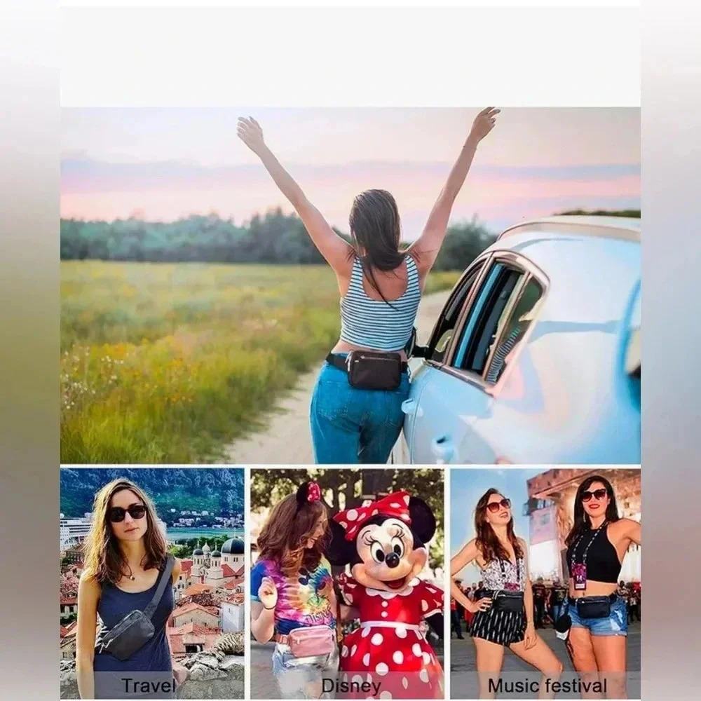 ZORFIN WOMENS BELT/CROSSBODY BAG IN BLUE - Picture 7 of 12